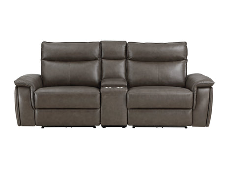 Maroni Brown Power Double Reclining Loveseat - Ornate Home