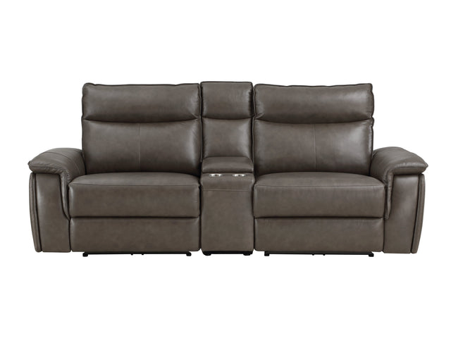 Maroni Brown Power Double Reclining Loveseat - Ornate Home