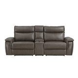 Maroni Brown Power Double Reclining Loveseat - Ornate Home