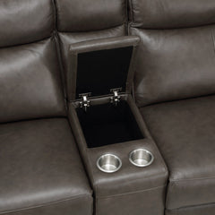 Maroni Brown Power Double Reclining Loveseat - Ornate Home