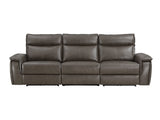 Maroni Brown Power Double Reclining Sofa - Ornate Home