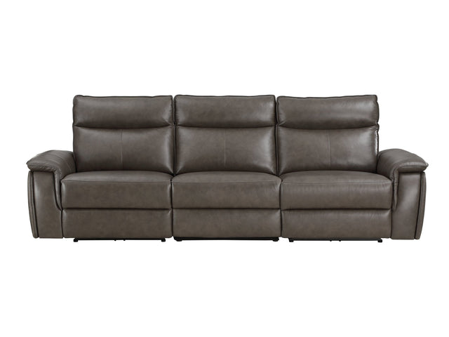 Maroni Brown Power Double Reclining Sofa - Ornate Home