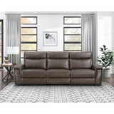 Maroni Brown Power Double Reclining Sofa - Ornate Home