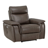 Maroni Brown Power Reclining Chair - Ornate Home