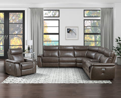 Maroni Brown Power Reclining Chair - Ornate Home