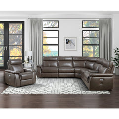 Maroni Brown Power Reclining Chair - Ornate Home