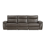 Maroni Dark Brown Power Reclining Sofa and Loveseat - Ornate Home
