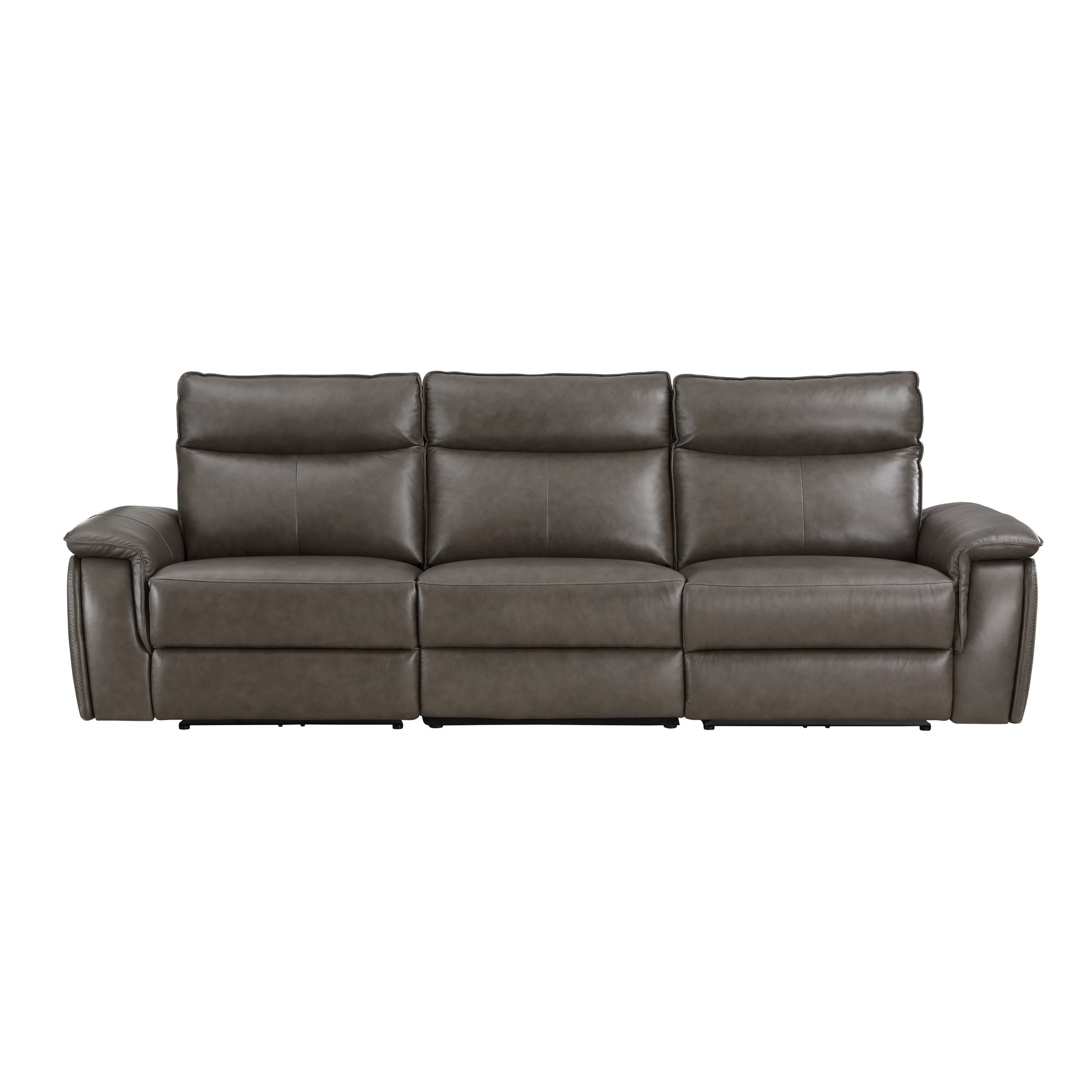 Maroni Dark Brown Power Reclining Sofa and Loveseat - Ornate Home