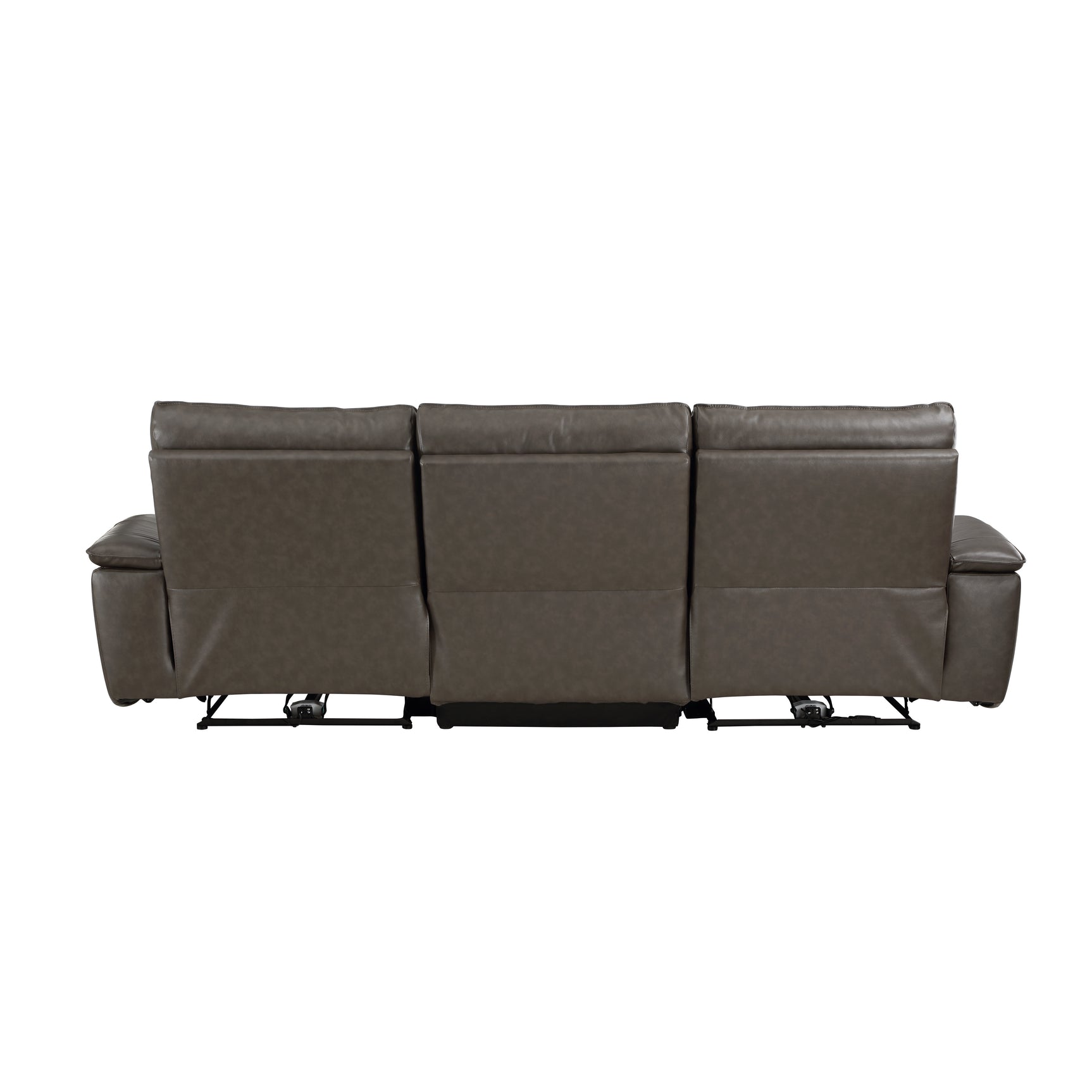 Maroni Dark Brown Power Reclining Sofa and Loveseat - Ornate Home
