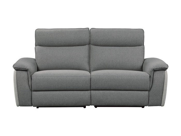 Maroni Gray Power Double Reclining Loveseat - Ornate Home