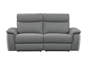 Maroni Gray Power Double Reclining Loveseat - Ornate Home