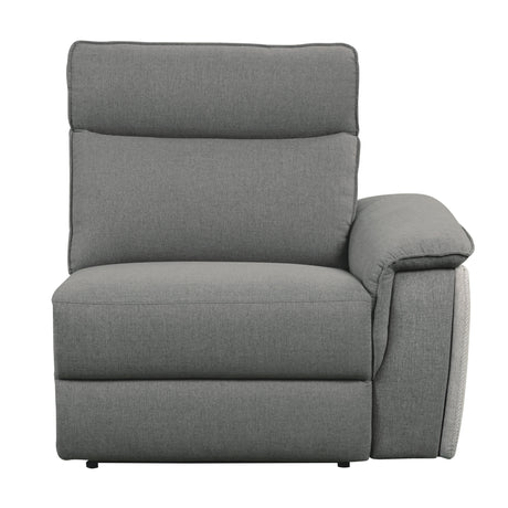 Maroni Gray Power Double Reclining Loveseat - Ornate Home