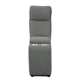 Maroni Gray Power Double Reclining Loveseat w/ Center Console - Ornate Home