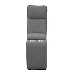 Maroni Gray Power Double Reclining Loveseat w/ Center Console - Ornate Home