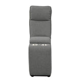 Maroni Gray Power Double Reclining Loveseat w/ Center Console - Ornate Home