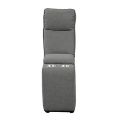 Maroni Gray Power Double Reclining Loveseat w/ Center Console - Ornate Home