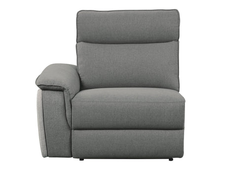 Maroni Gray Power Double Reclining Sofa - Ornate Home