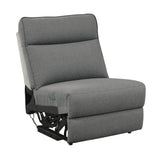 Maroni Gray Power Double Reclining Sofa - Ornate Home