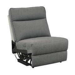 Maroni Gray Power Double Reclining Sofa - Ornate Home