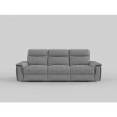Maroni Gray Power Double Reclining Sofa - Ornate Home