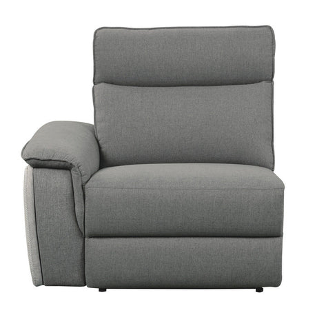 Maroni Gray Power Double Reclining Sofa - Ornate Home