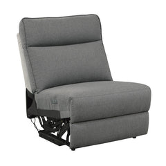 Maroni Gray Power Double Reclining Sofa - Ornate Home
