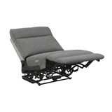 Maroni Gray Power Double Reclining Sofa - Ornate Home