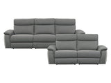 Maroni Gray Power Reclining Sofa and Loveseat - Ornate Home