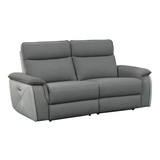 Maroni Gray Power Reclining Sofa and Loveseat - Ornate Home