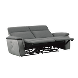 Maroni Gray Power Reclining Sofa and Loveseat - Ornate Home