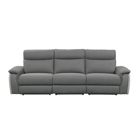 Maroni Gray Power Reclining Sofa and Loveseat - Ornate Home