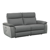 Maroni Gray Power Reclining Sofa and Loveseat - Ornate Home