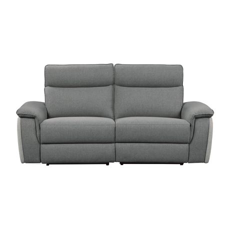 Maroni Gray Power Reclining Sofa and Loveseat - Ornate Home