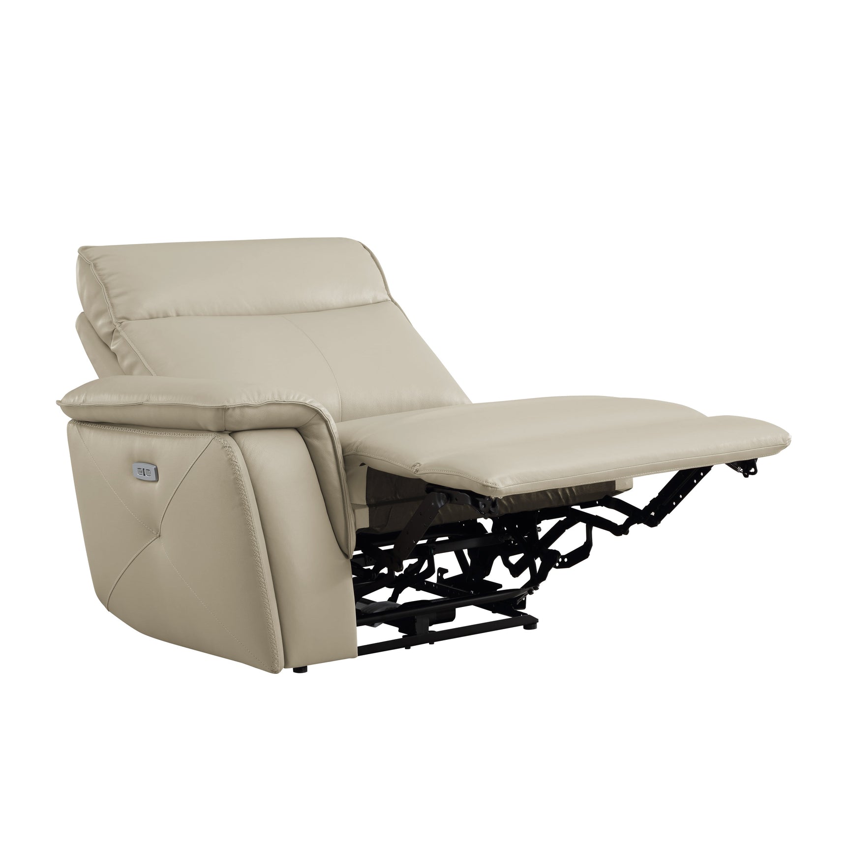 Maroni Taupe 6-Piece Modular Power Reclining Sectional - Ornate Home