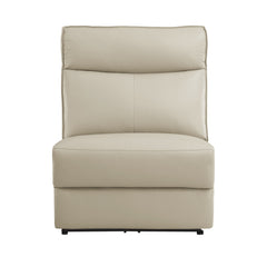 Maroni Taupe 6-Piece Modular Power Reclining Sectional - Ornate Home