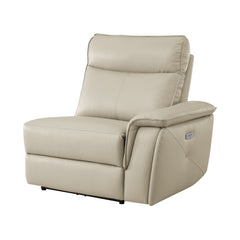 Maroni Taupe 6-Piece Modular Power Reclining Sectional - Ornate Home