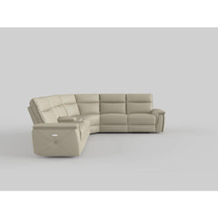 Maroni Taupe 6-Piece Modular Power Reclining Sectional - Ornate Home