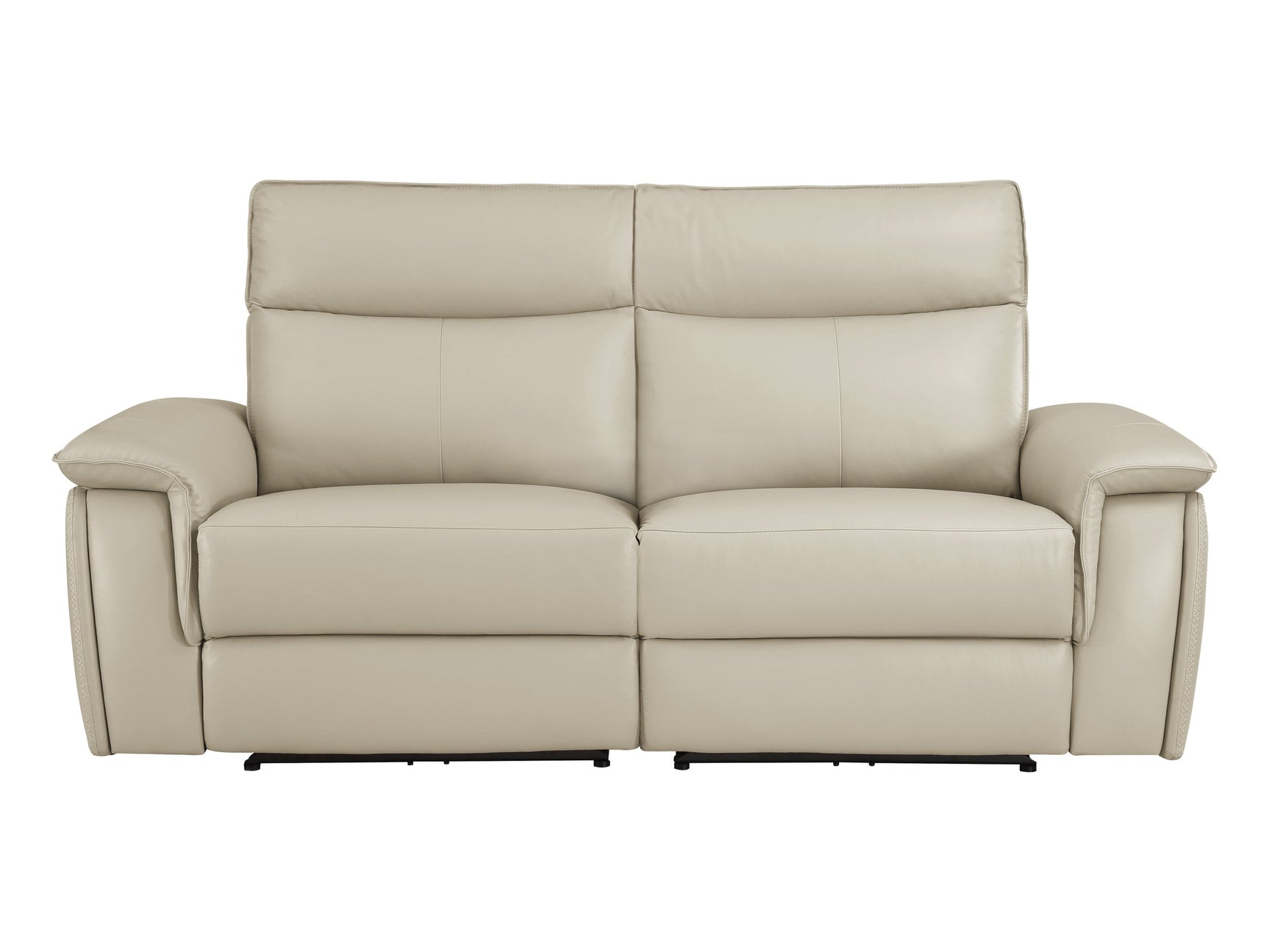 Maroni Taupe Power Double Reclining Loveseat - Ornate Home