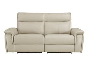 Maroni Taupe Power Double Reclining Loveseat - Ornate Home