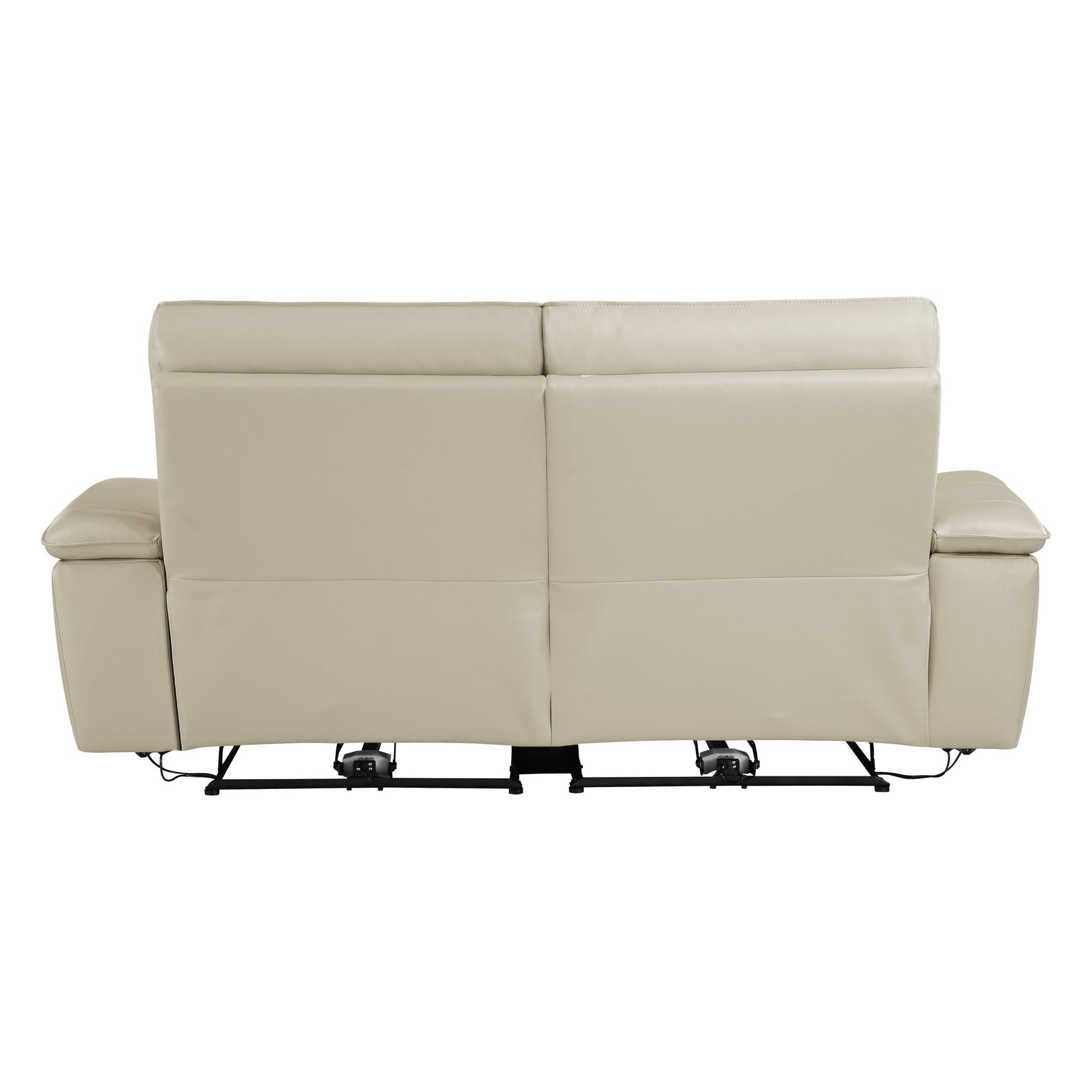 Maroni Taupe Power Double Reclining Loveseat - Ornate Home