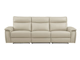 Maroni Taupe Power Double Reclining Sofa - Ornate Home