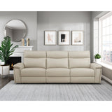 Maroni Taupe Power Double Reclining Sofa - Ornate Home