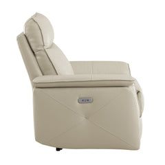 Maroni Taupe Power Reclining Chair - Ornate Home