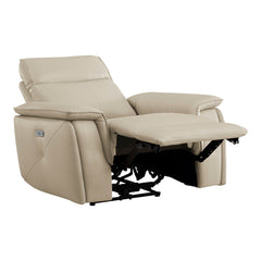 Maroni Taupe Power Reclining Chair - Ornate Home