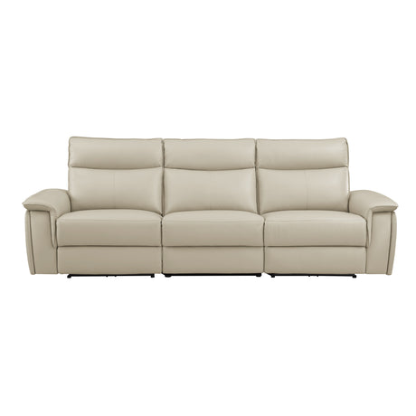 Maroni Taupe Power Reclining Sofa and Loveseat - Ornate Home