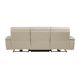 Maroni Taupe Power Reclining Sofa and Loveseat - Ornate Home