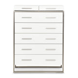 Marquee Cloud White 7-Drawer Chest - Ornate Home