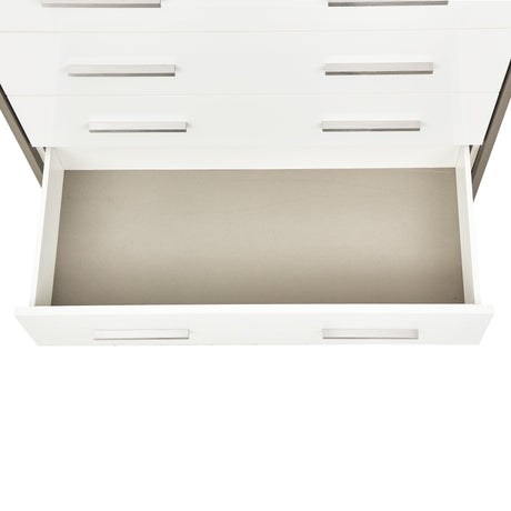 Marquee Cloud White 7-Drawer Chest - Ornate Home