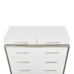 Marquee Cloud White 7-Drawer Chest - Ornate Home