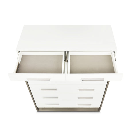 Marquee Cloud White 7-Drawer Chest - Ornate Home